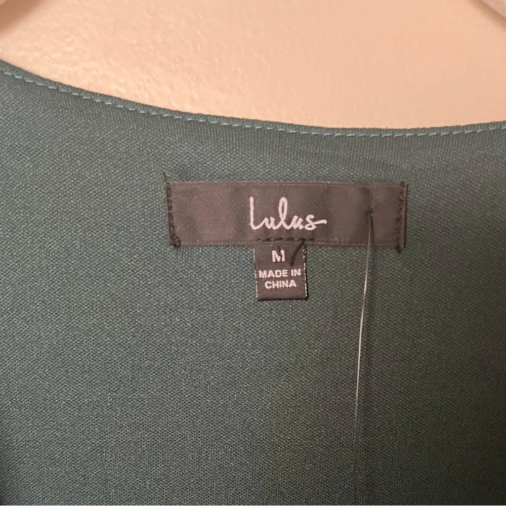 Lulus Deep Green Midi Dress - Picture 9 of 9
